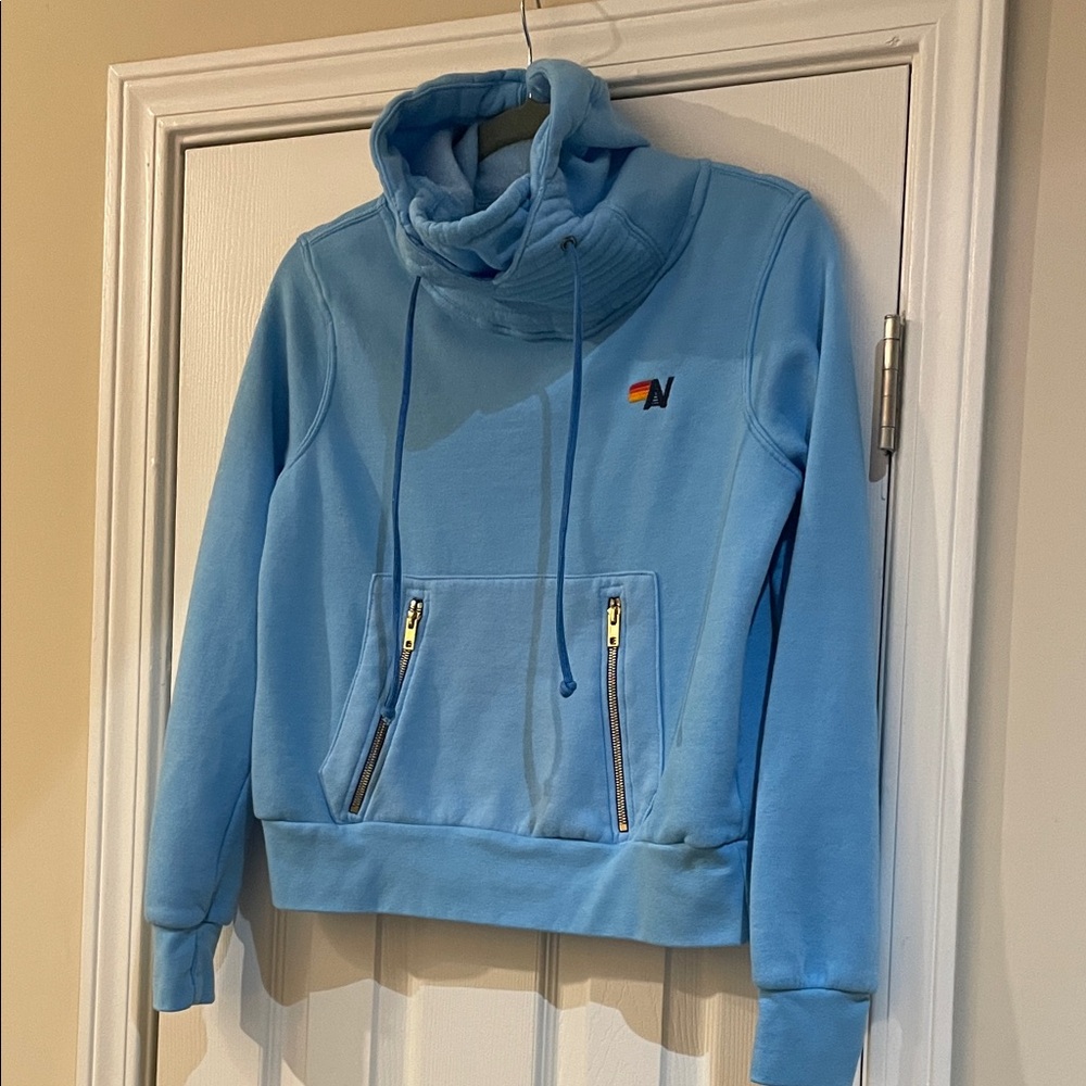 Aviator Nation Light Blue Ninja Hoodie